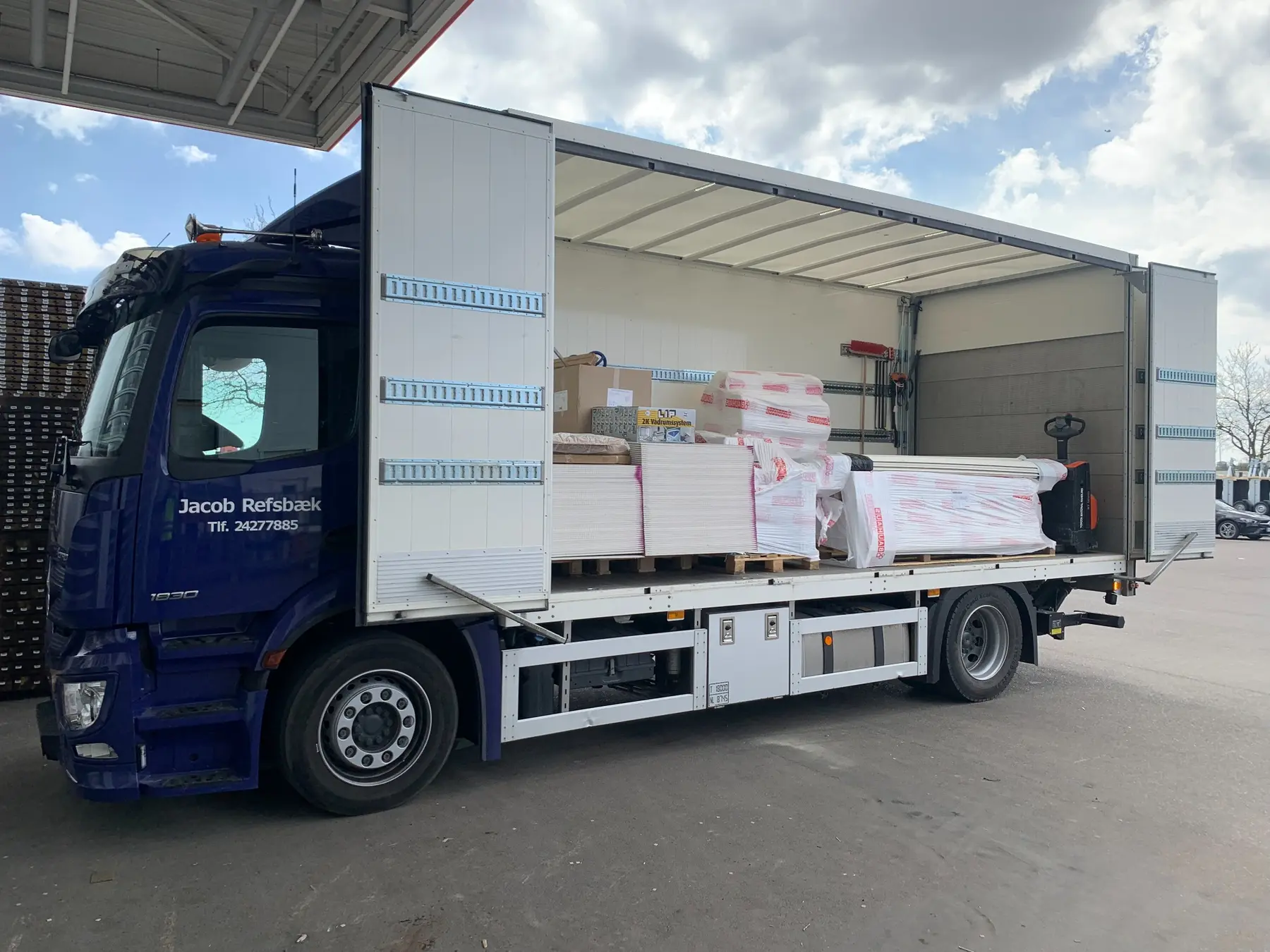 Plads til den store levering
