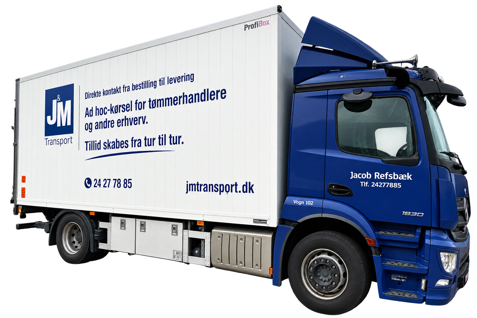 J&M Transports lastbil
